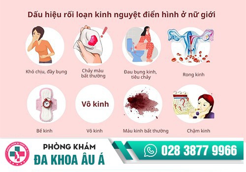 DẤU HIỆU KINH NGUYỆT KHÔNG ĐỀU